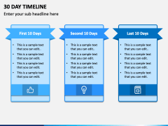 30 Day Timeline PowerPoint and Google Slides Template - PPT Slides