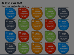 20 Step Diagram Animated Presentation - SketchBubble