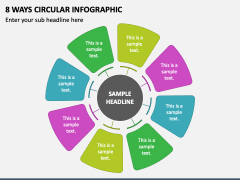 8 Ways Circular Infographic PPT Slide 1