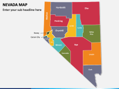 Nevada Map PPT Slide 3