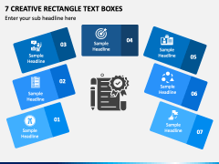 7 Creative Rectangle Text Boxes PPT Slide 2