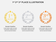 1st 2nd 3rd Place Illustration for PowerPoint and Google Slides - PPT ...