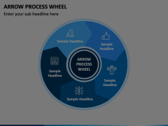 Arrow Process Wheel PowerPoint and Google Slides Template - PPT Slides