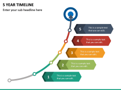 5 Year Timeline PPT Slide 2