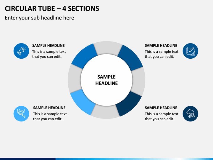 Circular Tube – 4 Sections PPT Slide 1