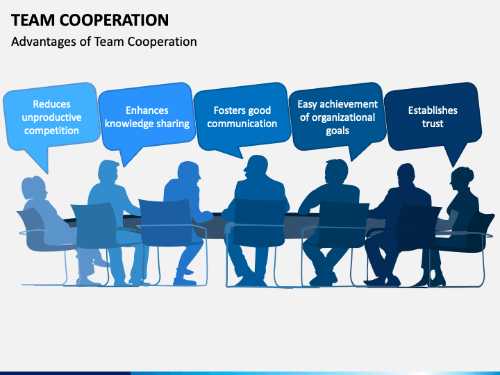 Team Cooperation PowerPoint Template - PPT Slides