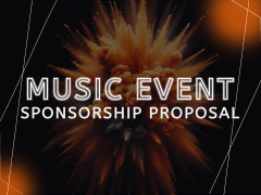 Music Event Sponsorship Proposal PPT Slide 1