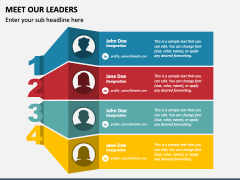 Meet Our Leaders PPT Slide 2