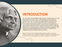 Free - APJ Abdul Kalam PowerPoint Template and Google Slides Theme