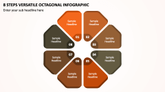 8 Steps Versatile Octagonal Infographic PPT Slide 1