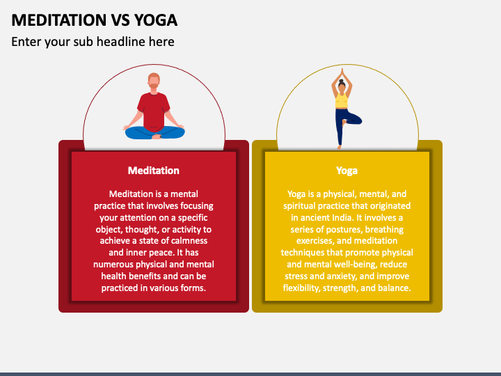 Meditation Vs Yoga PPT Slide 1