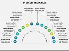 14 Stages Semicircle PPT Slide 1