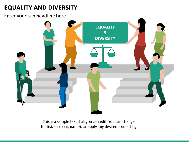 Equality And Diversity PowerPoint Template | SketchBubble