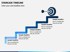 Stairs Timeline PPT Slide 1
