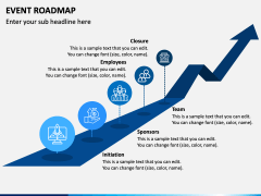 Event Roadmap PowerPoint Template - PPT Slides