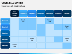 Cross Sell Matrix PowerPoint and Google Slides Template - PPT Slides