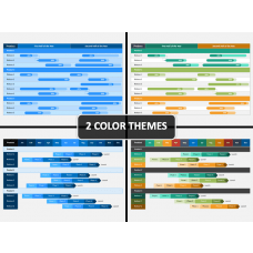 Gantt Chart PowerPoint Template | SketchBubble