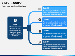 1 Input 4 Output PowerPoint Template And Google Slides Theme