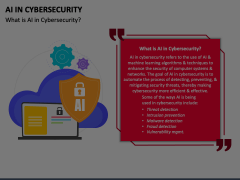 AI in Cybersecurity PowerPoint Template and Google Slides Theme