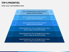 Top 6 Priorities PPT Slide 1