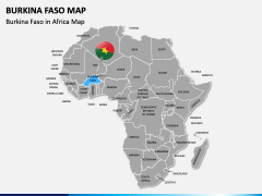 Burkina Faso Map PPT Slide 6
