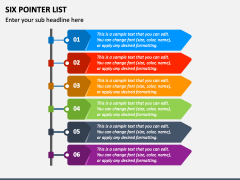 Six Pointer List PPT Slide 2