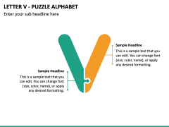Letter V - Puzzle Alphabet PPT Slide 2