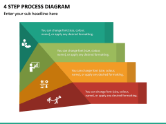 4 Step Process Diagram PPT Slide 2