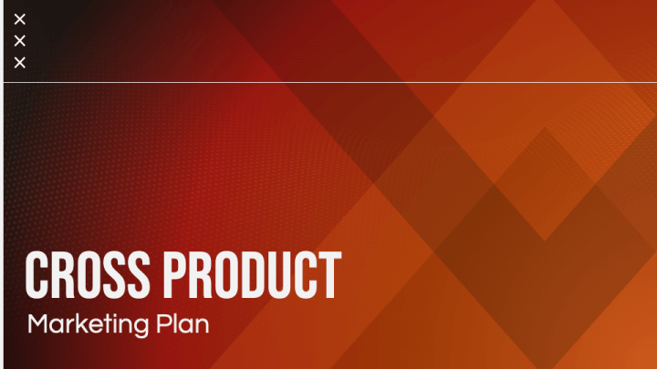 Cross Product Marketing Plan PPT Slide 1