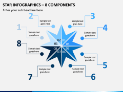 Star Infographics – 8 Components PPT Slide 1