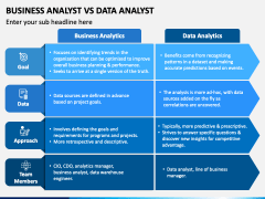 Business Analyst Vs Data Analyst PowerPoint and Google Slides Template ...