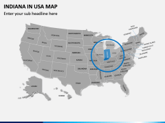 Indiana Map PPT Slide 5