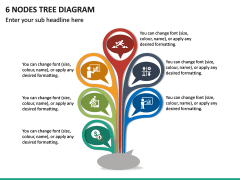 6 Nodes Tree Diagram PPT Slide 2