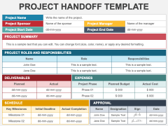 Project Handoff PowerPoint Template and Google Slides Theme