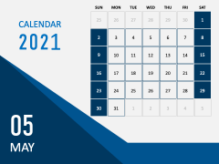 Calendar 2021 Type 5 PPT Slide 6