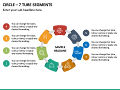 Circle – 7 Tube Segments PPT Slide 2