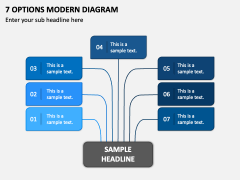 7 Options Modern Diagram PPT Slide 2