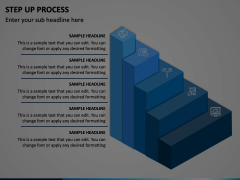 Step Up Process PowerPoint and Google Slides Template - PPT Slides
