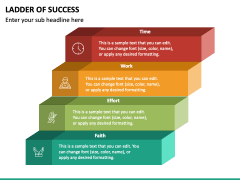 Ladder of Success PowerPoint and Google Slides Template - PPT Slides