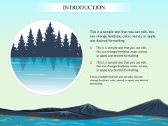 Lake Theme PPT Slide 2