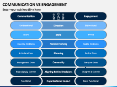 Communication Vs Engagement PowerPoint and Google Slides Template - PPT ...