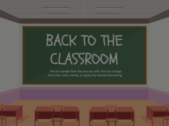 Back to the Classroom Theme Animated Presentation - SketchBubble