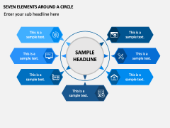 Seven Elements around a Circle PPT Slide 2