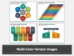 Functions of Financial Management PPT Multicolor Combined