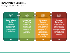 Innovation Benefits PowerPoint and Google Slides Template - PPT Slides