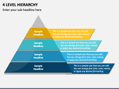 4 Level Hierarchy PowerPoint Presentation Slides - PPT Template