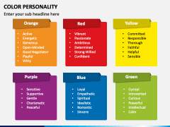 Color Personality PPT Slide 1