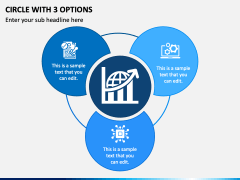 Circle with 3 Options PPT Slide 2