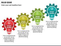 Bulb Gear PowerPoint Template - PPT Slides