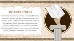 Greek Literature PPT Slide 3